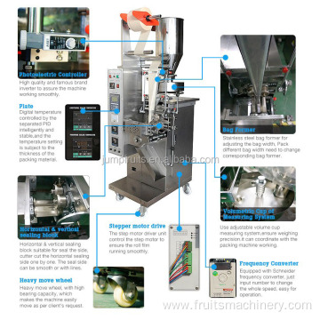 Liquid pouch/bag/sachet automatic packaging machine